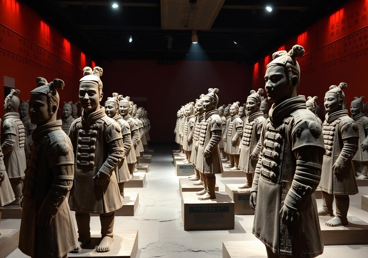Terracotta warrior replicas